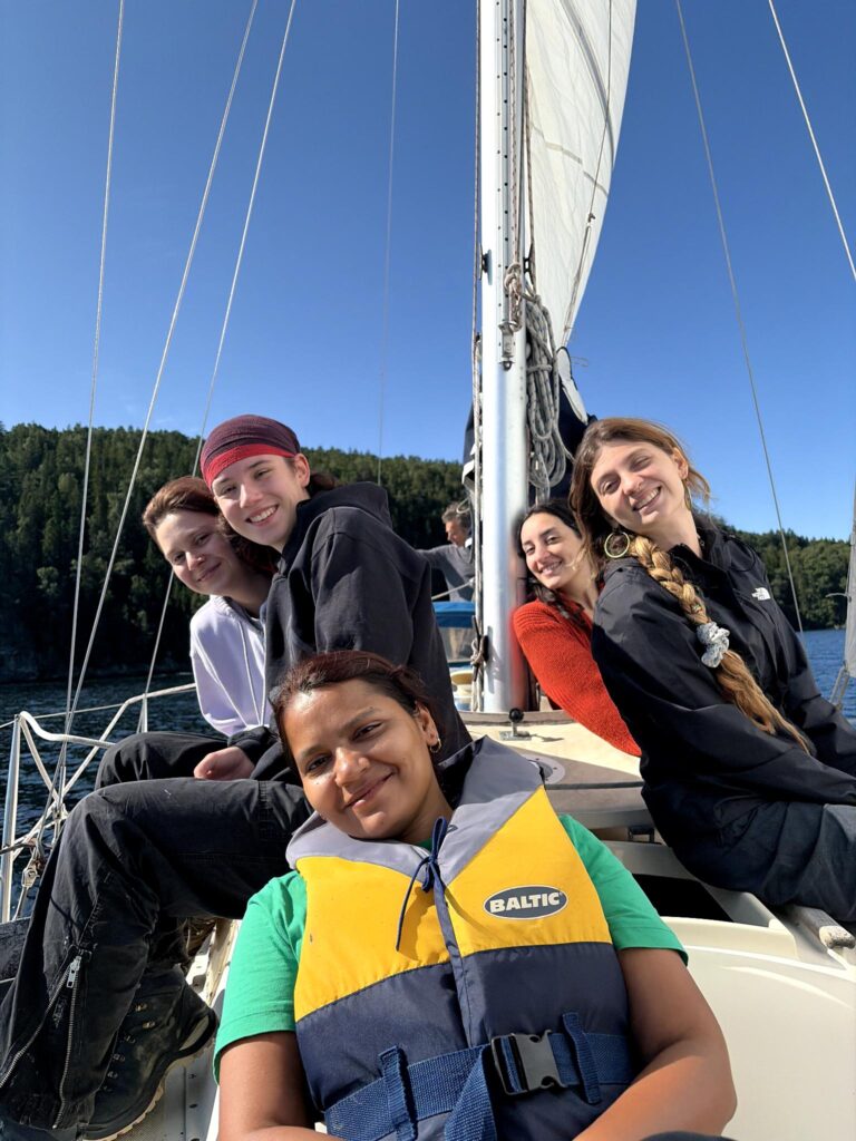 Hästekasen members on the boat